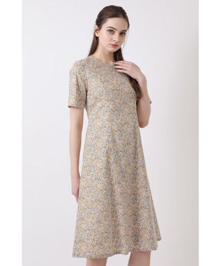 DAKS Liberty フィット&フレアーワンピース