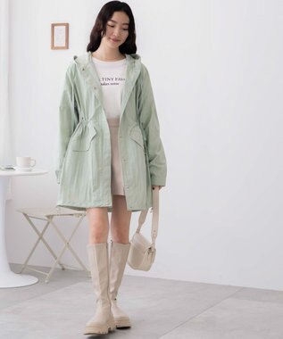 WEGO ナイロンスノーパーカー グリーンその他