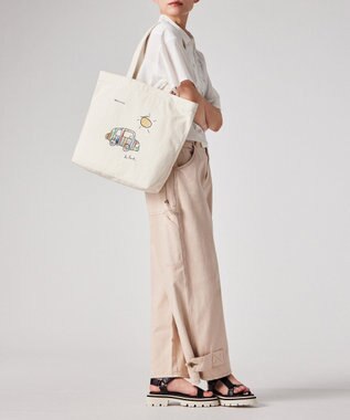 Paul Smith Drawn by Paul トートバッグ Striped Car
