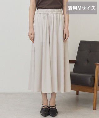 AMERICAN HOLIC 【選べる丈】ギャザースカーチョ【WEB限定カラー有り】 Light Beige