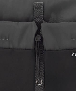 Y'SACCS ドローストリング コンビカラーショルダー ダークグレー