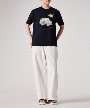 Paul Smith Drawn by Paul Striped Car Tシャツ ネイビー