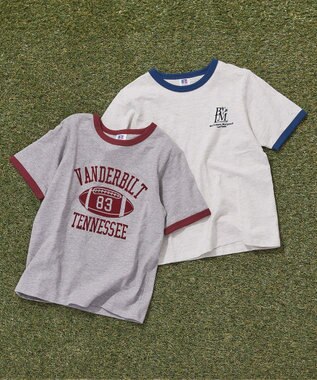 AMERICAN HOLIC 【RUSSELL】リンガースポーツアソートTシャツ Gray Mixture