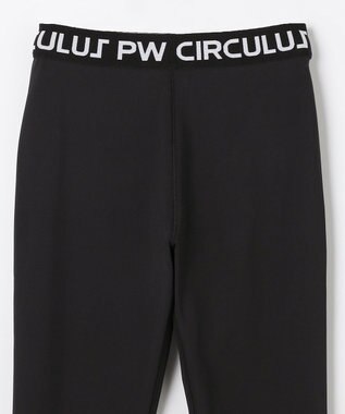 PW CIRCULUS 【WOMEN】裏起毛レギンスパンツ ゴルフウェア レディース ブラック系