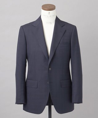 GOTAIRIKU オールシーズン対応【山栄毛織】 RETRO TECH スーツ ネイビー系4