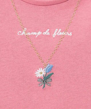 ANY KIDS ネックレス Ｔシャツ ピンク