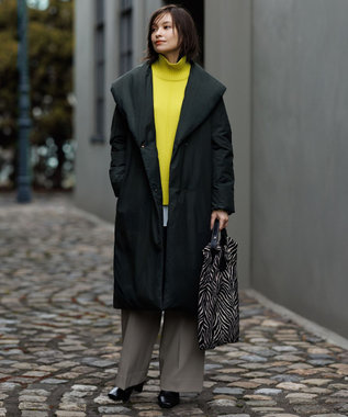 ICB L 【新色追加】ソフトカシミヤミックス ハイネックニット イエロー