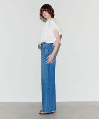 NAVE 【Nave 　洗える・接触冷感】クロップドジャージーブラウス アイボリー系