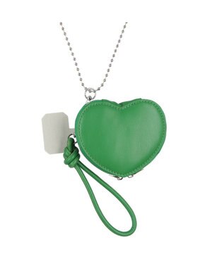 UNBILLION cachecache ハートポーチ付きボールチェーンモバイルストラップ グリーン