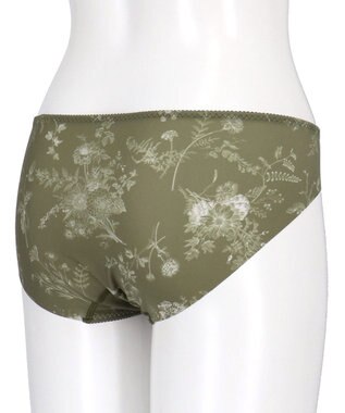 WACOAL ショーツ BXC405とペア はきこみ丈あさめ アウターにひびきにくい(後ろ裾) レディース PXC105 /ワコール オリーブ