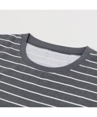 Mother garden しろたん ポケット付き Ｔシャツ 半袖 《ボーダー柄/黒色》 レディース メンズ ユニセックス ボーダー