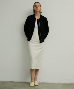 BEIGE， CLAUDE / Iラインスカート Ecru