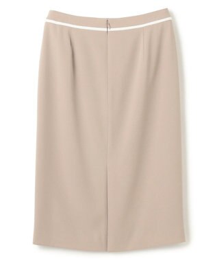 BEIGE， 【洗える・L-size】CINDY / タイトスカート Taupe × White