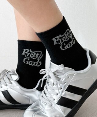 WEGO ラメロゴソックス