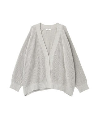 earth music&ecology アゼトッパーカーディガン Gray