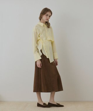 GRACE CONTINENTAL オーバーシャツ イエロー