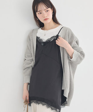 earth music&ecology アゼトッパーカーディガン Gray