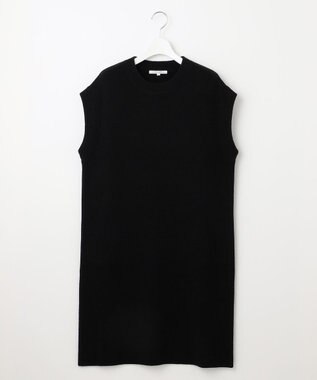 23区 【SLOW/一部店舗限定】ニットトータル スリーブレス ワンピース ブラック系