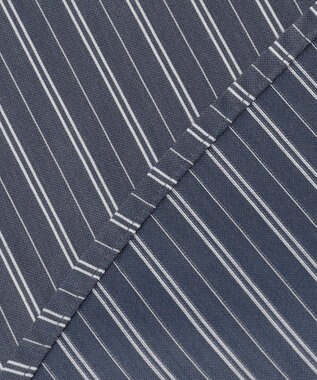 J.PRESS MEN KANEMASA マルチストライプジャージ シャツ ネイビー系1