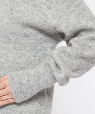 uncrave アルパカニット オフショルダー トップス（uncrave WHITE） ライトグレー