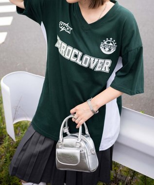 WEGO ZRCVゲームビッグTシャツ グリーン