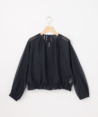 組曲 【先行予約】カラーボイル ブルゾン ネイビー系