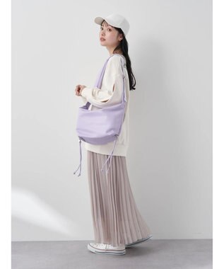 earth music&ecology 袖スリットスウェット Ivory