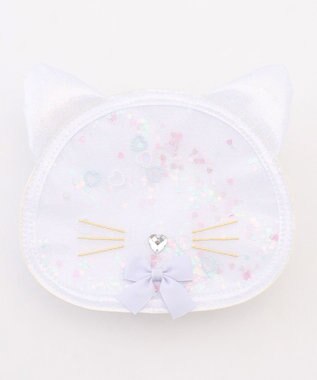 ANY KIDS シャラシャラショルダーバッグ ホワイト（ネコ）