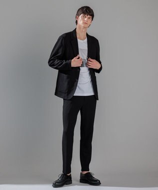 JOSEPH HOMME ソフトタックジャージー　ジャケット ブラック系