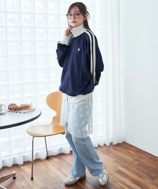 WEGO 【ユニセックス着用ITEM/追加カラー】U.S. POLO ASSN.ライントラックジャケット ネイビー