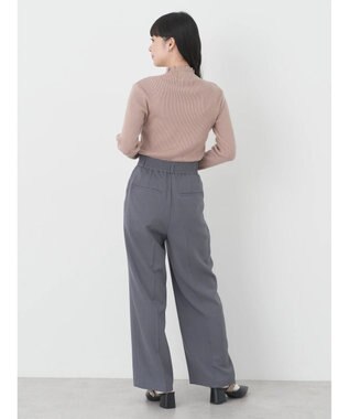 earth music&ecology ハイネックラメニットプルオーバー Mocha