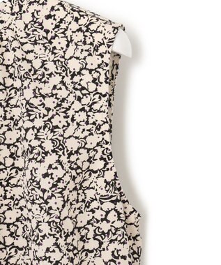 23区 【SLOW/洗える】アンティークフラワープリント ワンピース アイボリー系1