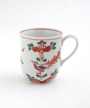 たち吉 【たち吉】赤絵花鳥マグカップ〈１個〉美濃焼