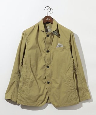 JOSEPH ABBOUD 【キングサイズ・軽量/ストレッチ/撥水】ライトワッシャーストレッチ アクティブレジャージャケット ライトグリーン系