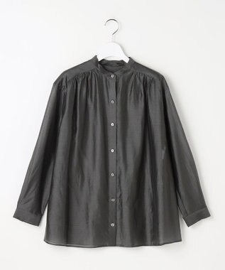 自由区 S エアリーローンプレーン ブラウス ストレート