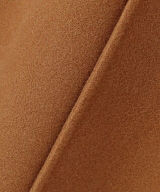 BEIGE， LEMOORE / ウールリバーフード付きロングジレ Caramel