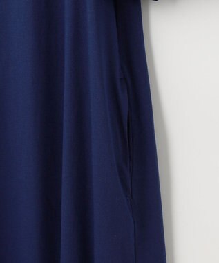 UNFILO 【吸水速乾/マシンウォッシャブル】CVC天竺 ワンピース ダルブルー系