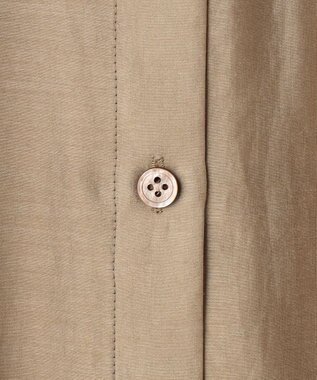 自由区 S エアリーローンプレーン ブラウス ベージュ