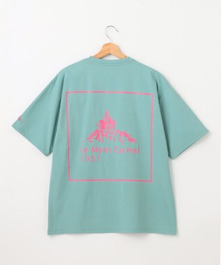 SHARE PARK MENS 【UVカット・吸水速乾・ストレッチ・軽量 】バックプリントポケットTシャツ（L・XLサイズ） サックスブルー系