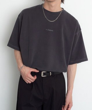 WEGO 【機能T】アクセ付きフォトグラフィックT（SS） ブラックその他