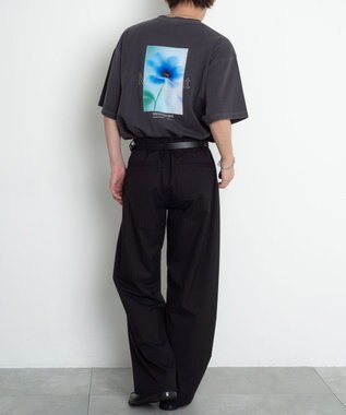 WEGO 【機能T】アクセ付きフォトグラフィックT（SS） ブラックその他