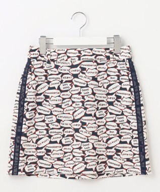 23区GOLF 【WOMEN】【吸水速乾/UVカット】YELL総柄プリントスカート ネイビー系5