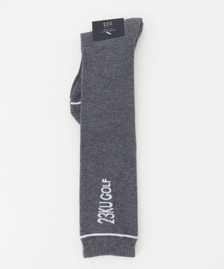 23区GOLF 【WOMEN】ロゴ ハイソックス グレー系