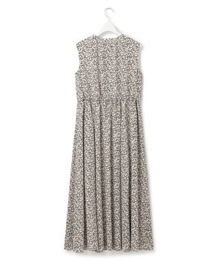 23区 【SLOW/洗える】アンティークフラワープリント ワンピース アイボリー系1