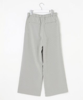 J.PRESS LADIES 【洗える】エアロツイルストライプ イージーパンツ カーキ系