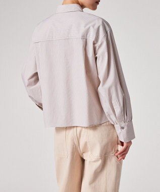 Paul Smith ラッキーチャームボタン ストライプ シャツ ライトピンク