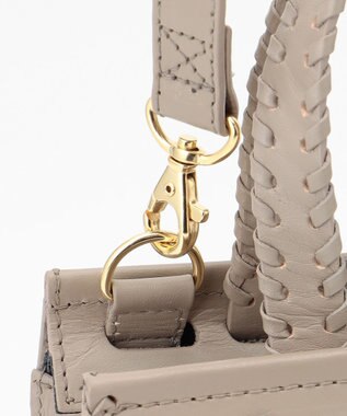 GRACE CONTINENTAL Mini satchel グレージュ