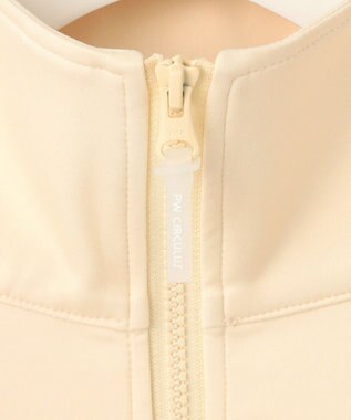 PW CIRCULUS 【WOMEN】カラーブロッキング プルオーバー ゴルフウェア レディース アイボリー系