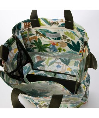 UNBILLION カシュカシュ cachecache / PVC加工プリント2wayトートバッグ アイボリー