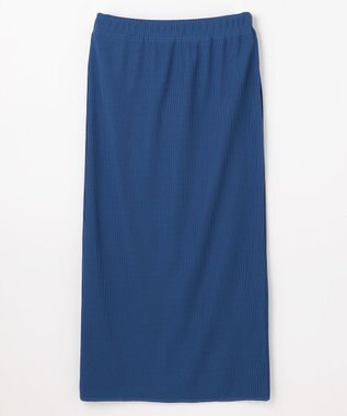 ANY L テレコナロースカート ブルー